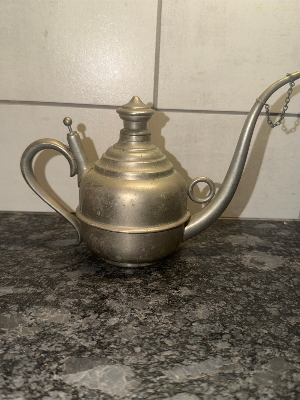 Brass-Finish Classic Metallic Home Accent. Antique lamp lighting vessels